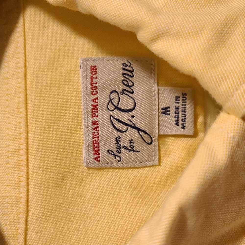 J.Crew Yellow Button Down - Picture 2 of 3